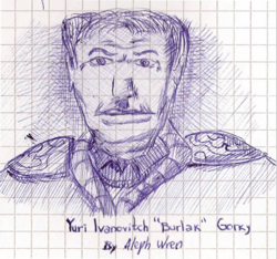 Yuri Ivanovitch Gorky (burlak) by Aleph Wren